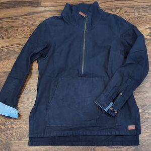 L.L Bean Chamoise Zip Up Pullover